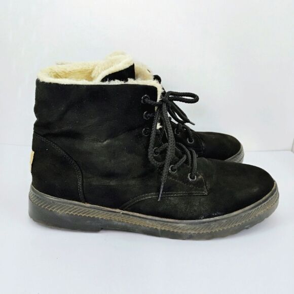 SQL Winter Boots Fauz Fur lined size 7.5 / 39 - Picture 1 of 16